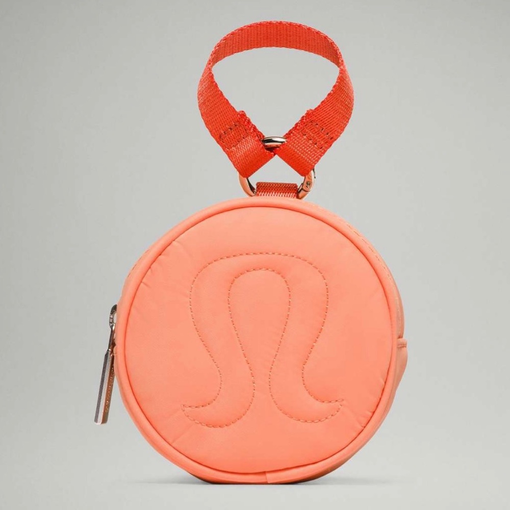Lululemon Zippered Round Logo Coin Pouch, Brand New - Picture 2 of 4